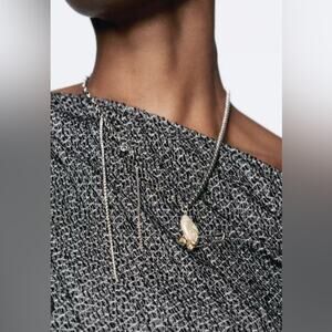 Nwt- Zara- PACK OF JEWEL AND FAUX PEARL NECKLACES